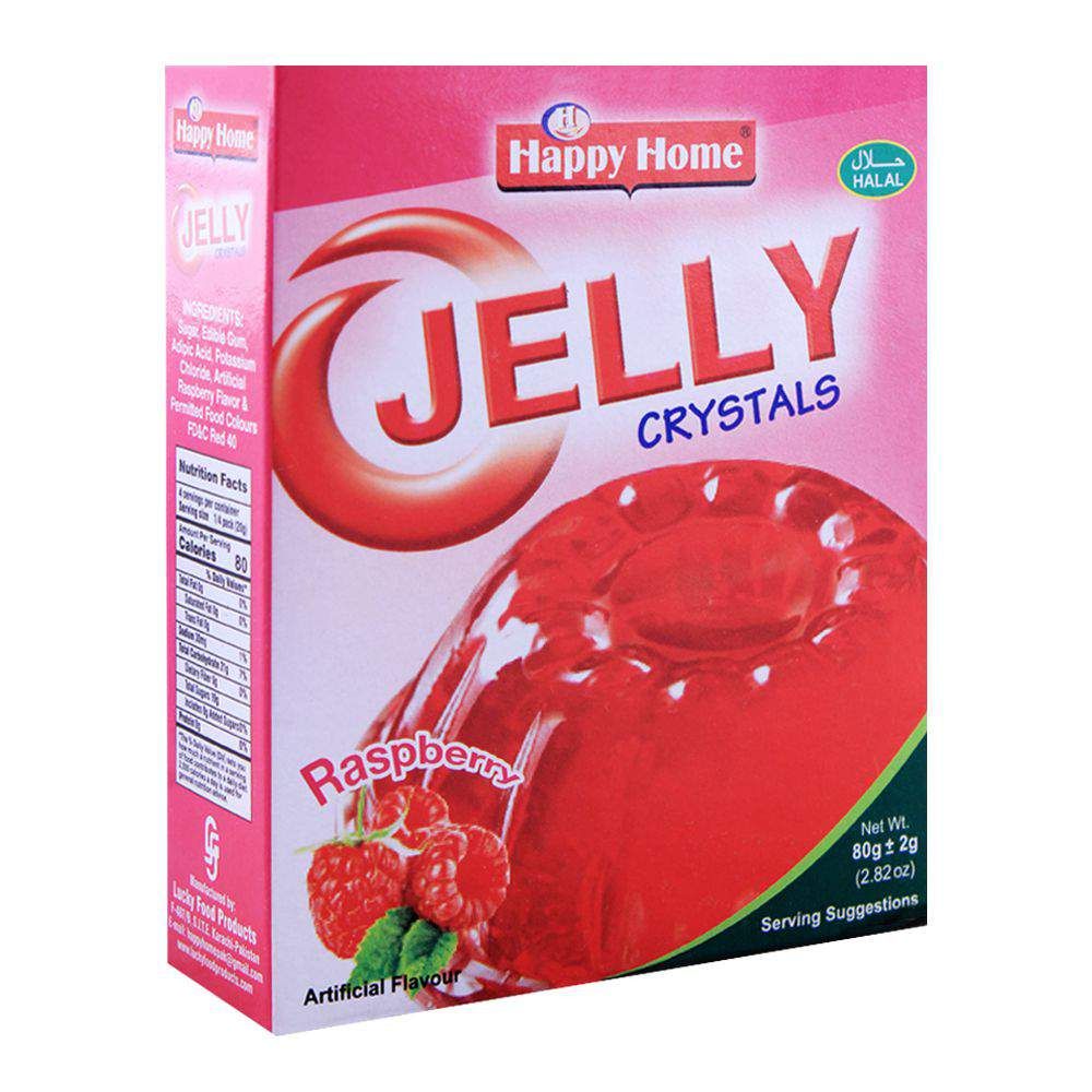 HAPPY HOME JELLY CRYSTAL RASBERRY 80G