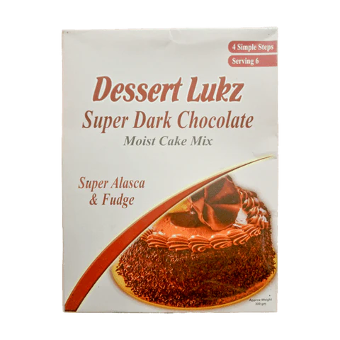 DESSERT LUKZ SUPER DARK CHOCOLATE CAKE MIX 300G