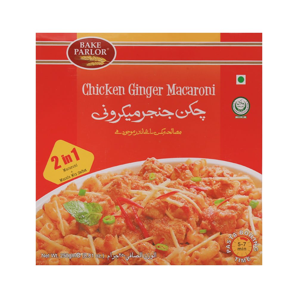 BAKE PARLOR CHICKEN GINGER MACARONI 2 IN 1 250 GM