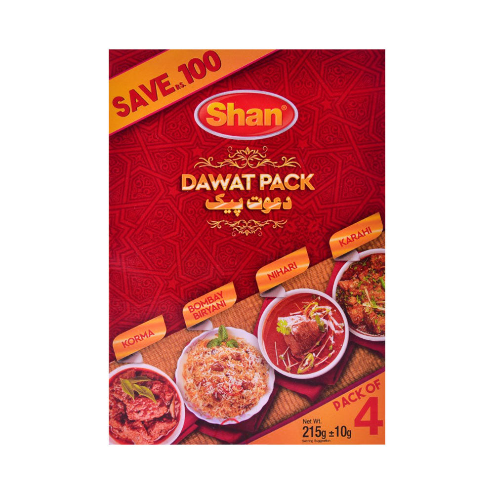 SHAN DAWAT PACK MASALA 215 GM