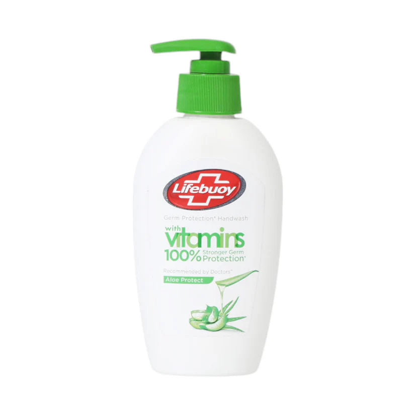LIFEBUOY HAND WASH BOTTLE ALOE A1 SOAP 200 ML