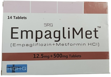 EMPAGLIMET 12.5+500MG 2X7S