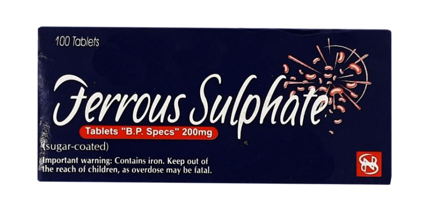 FERROUS SULPHATE TABLET 5X20S