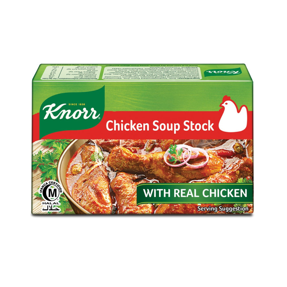 KNORR CUBES CHICKEN SOUP STOCK 18 GM BASIC