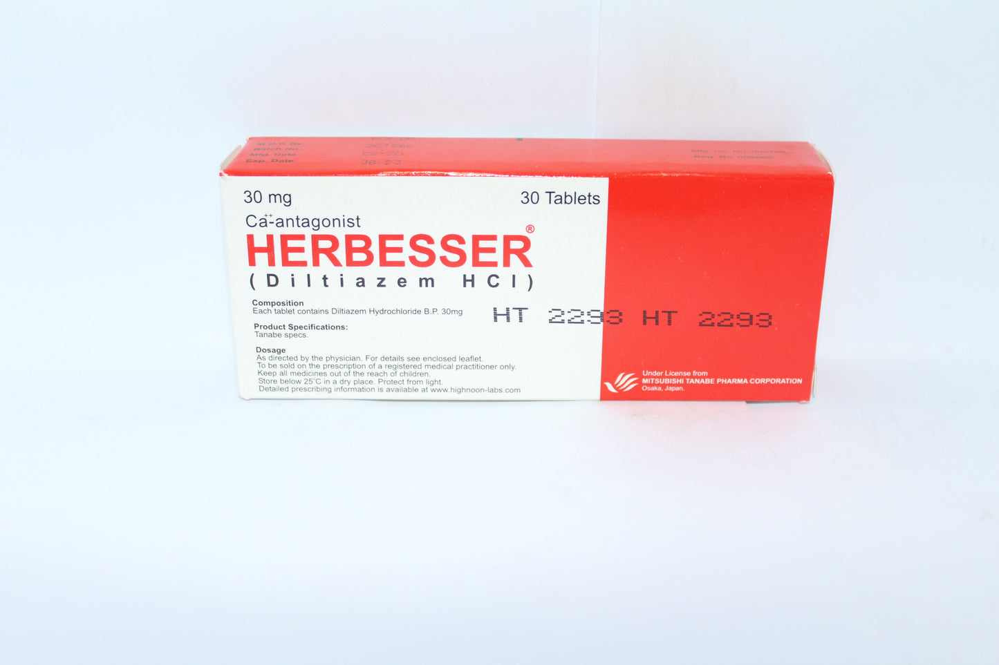 HERBESSER TABLET 30 MG 3X10S