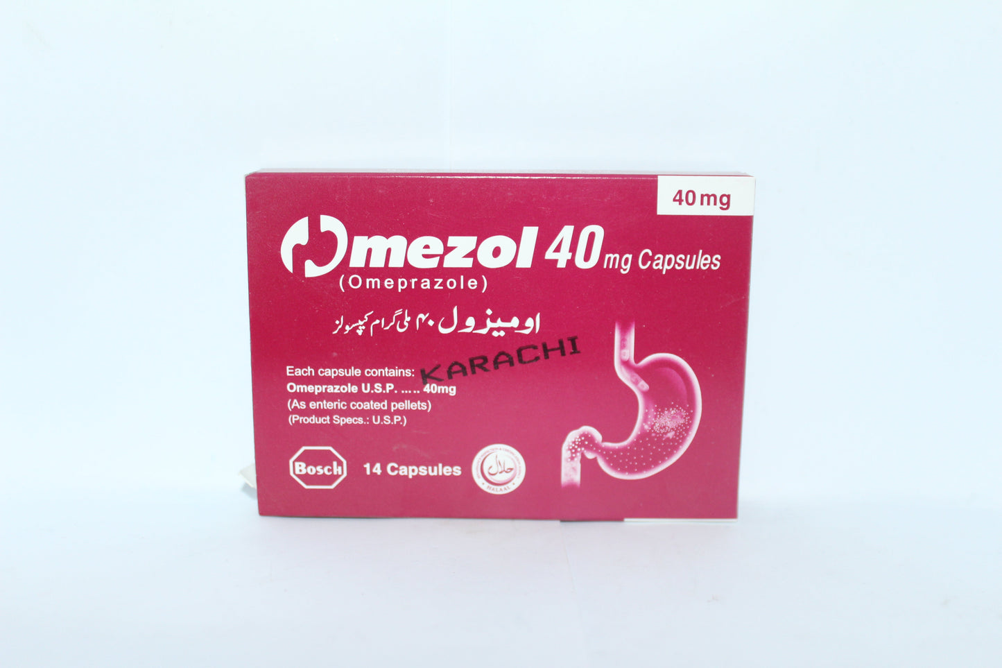 OMEZOL CAPSULE 40 MG 2X7S