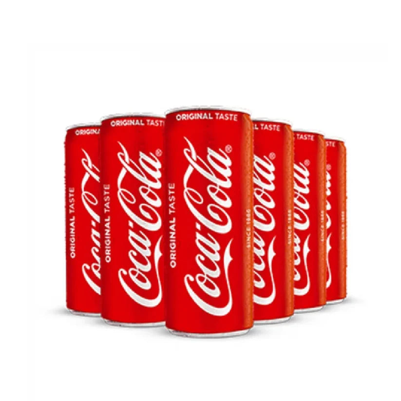 COCA COLA LOCAL CAN 250 ML-CARTON 1X12