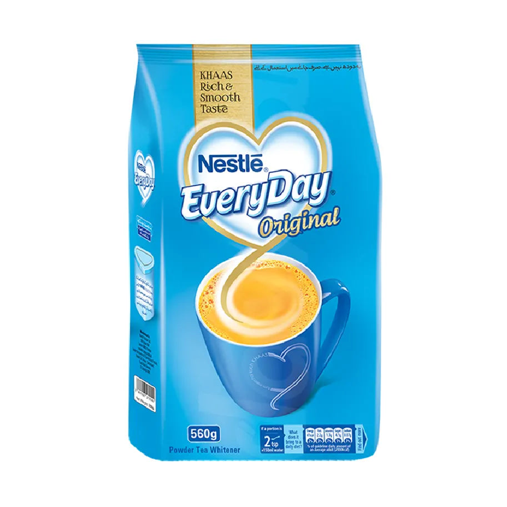 NESTLE EVERYDAY ORIGNAL TEA WHITENER MILK POWDER POUCH 560 GM