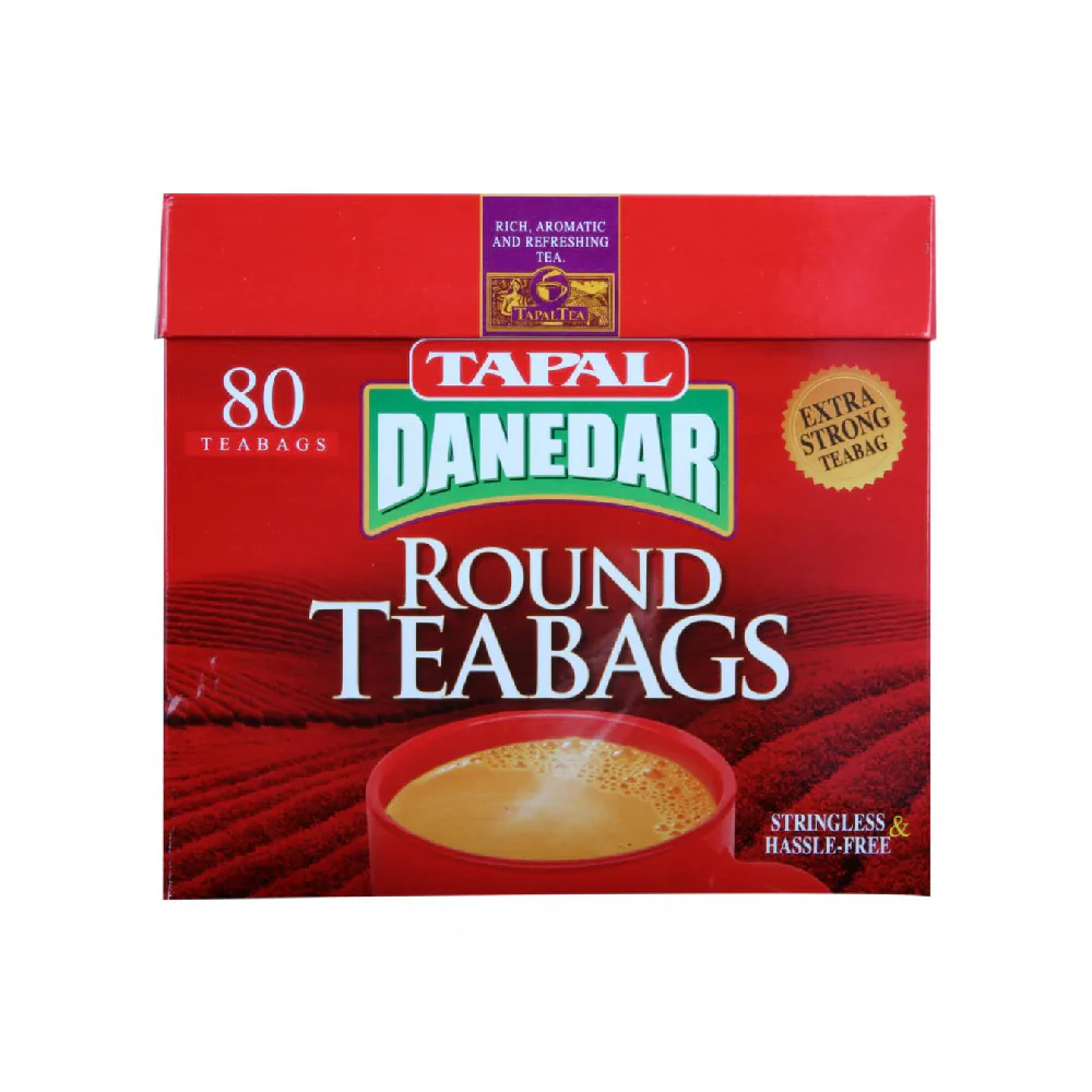 TAPAL DANEDAR 80 ROUND TEA BAGS 200 GM