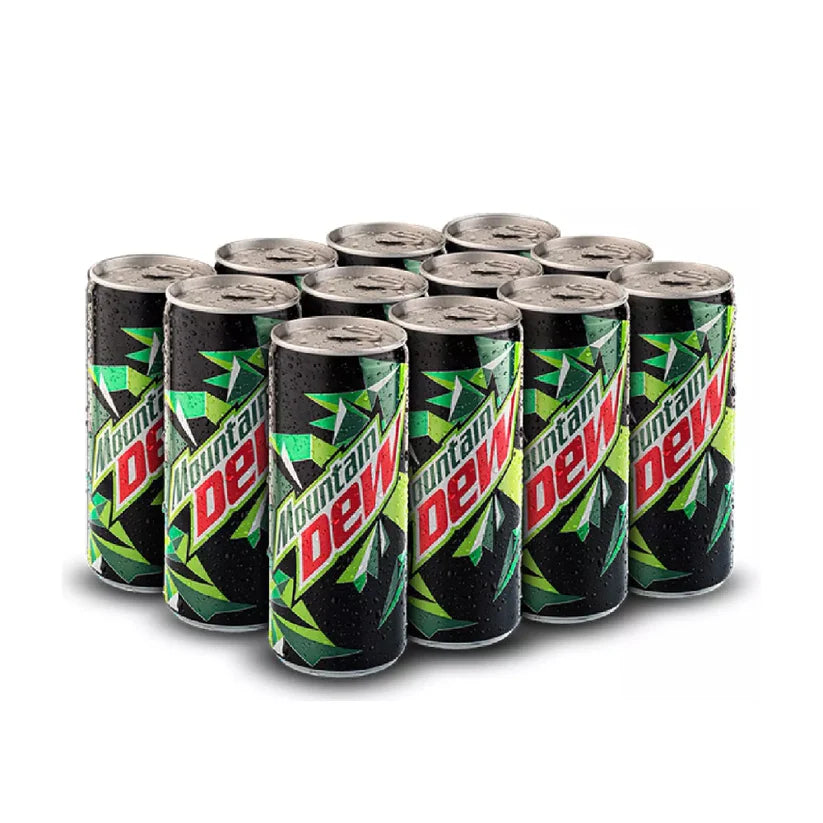MOUNTAIN DEW SLIM CAN 250 ML-CARTON