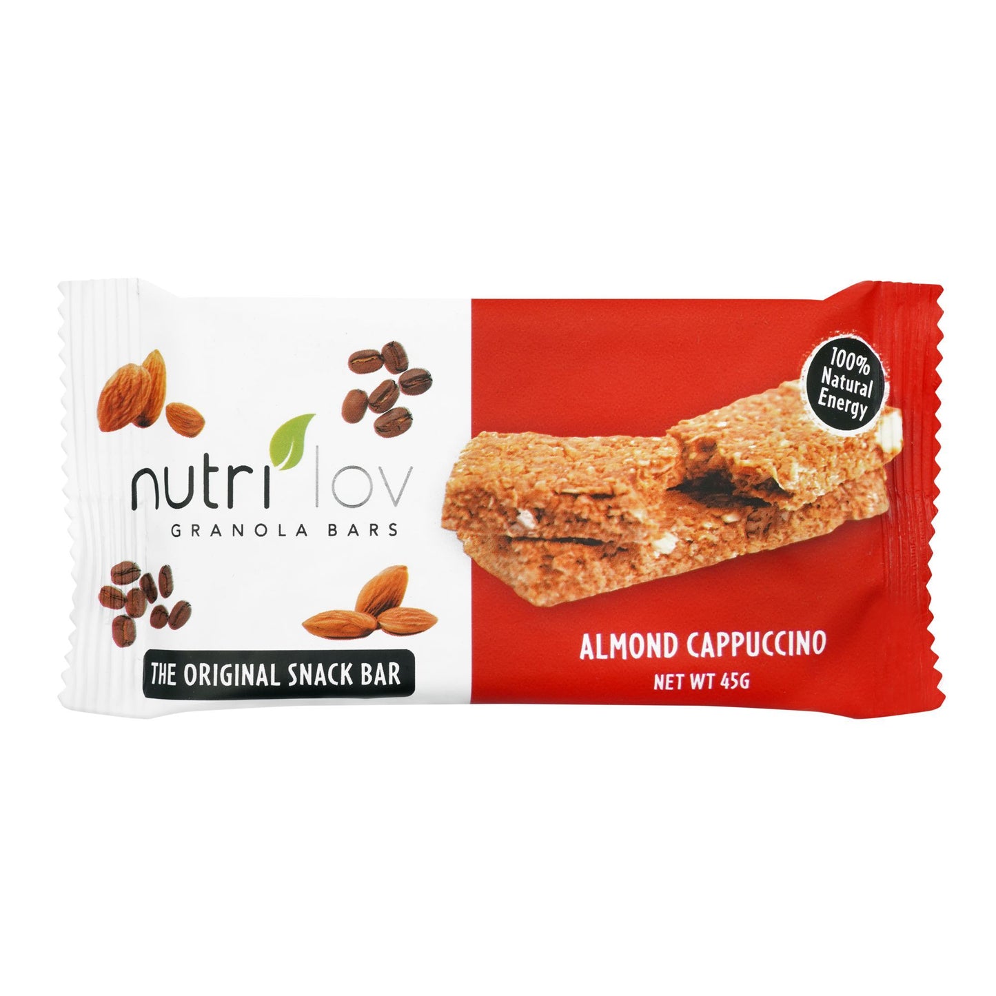 NUTRILOV GRANOLA BARS ALMOND CAPUCINO 45g