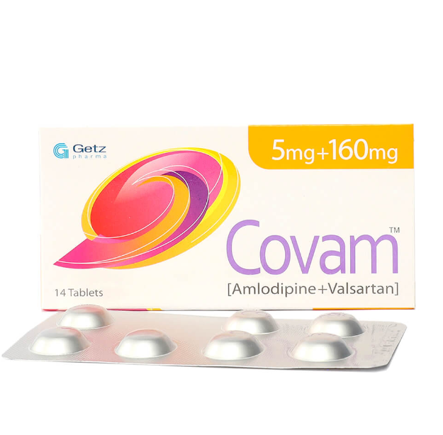 COVAM 5MG+160MG TABLET 2X7S