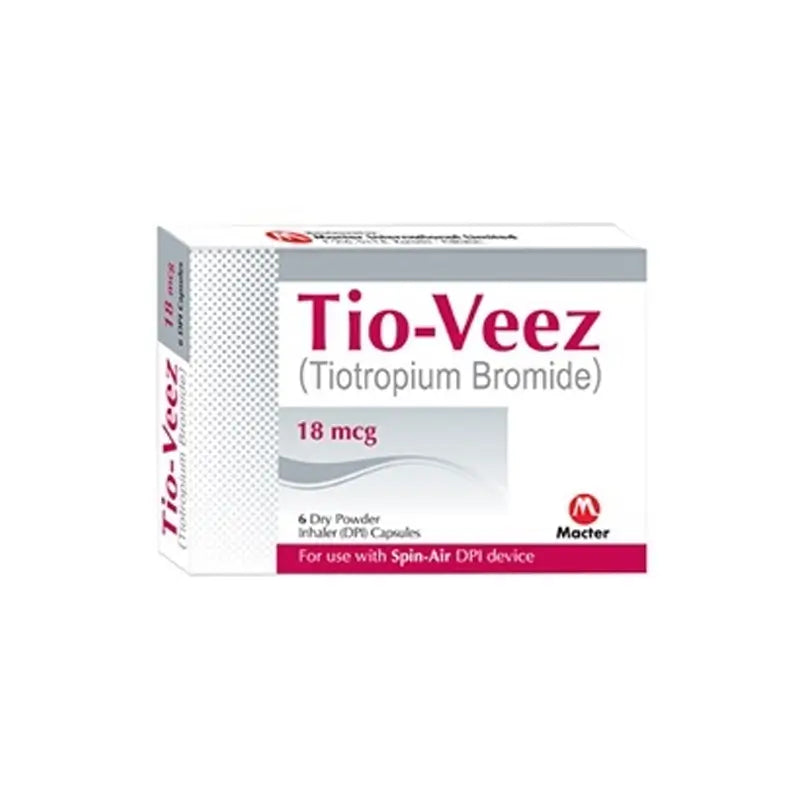 TIO-VEEZ CAPSULE 18MCG 3X10S