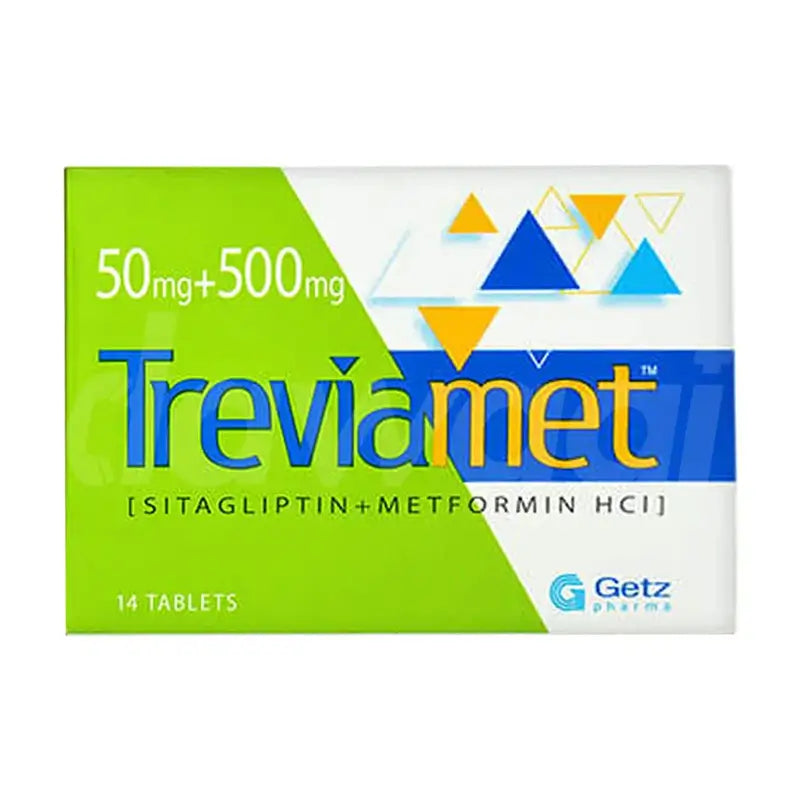 TREVIAMET TABLET 50/500MG 4X7S