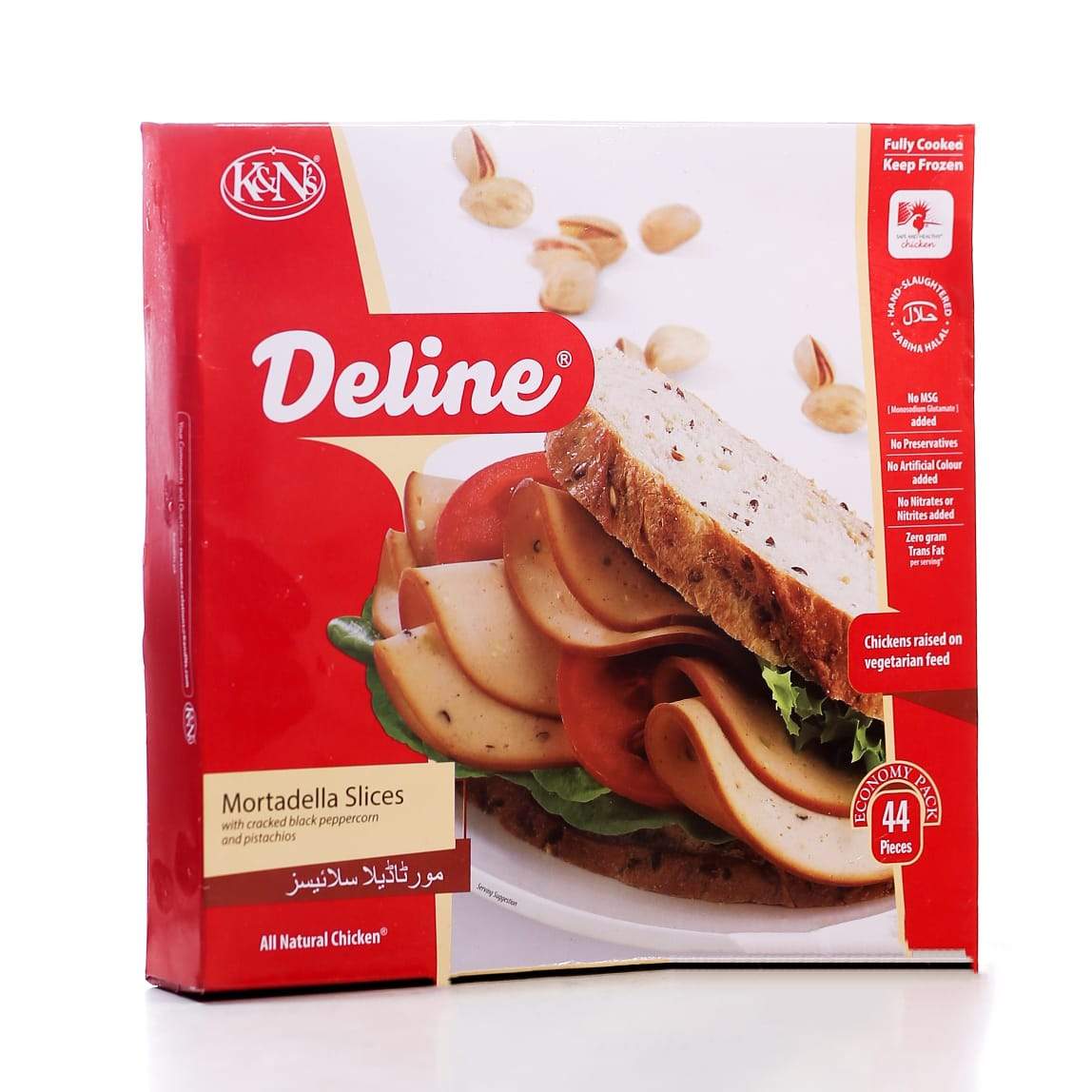 K&N'S MORTADELLA SLICES 44'S 616G