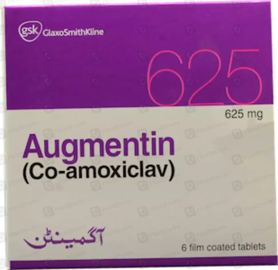 AUGMENTIN 625MG TABLET 1X6S