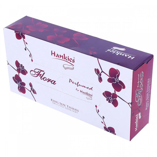 HANKIES TISSUE FLORA 100X2PLY