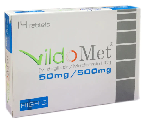 VILDOMET 50/500MG TABLET 2X7S