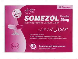 SOMEZOL CAPSULE 40 MG 2X7S
