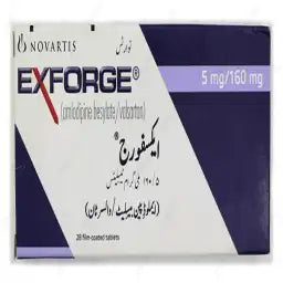 EXFORGE TABLET 5MG/160MG 4X7'S