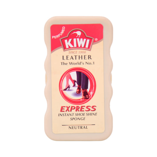 KIWI EXPRESS INSTANT SHOE SHINE SPONGE  (NEUTRAL)