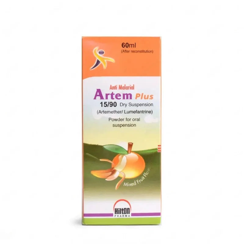 ARTEM PLUS SUSPENSION 15/90MG 60ML 1S