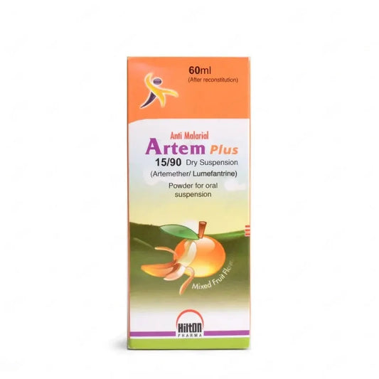 ARTEM PLUS SUSPENSION 15/90MG 60ML 1S