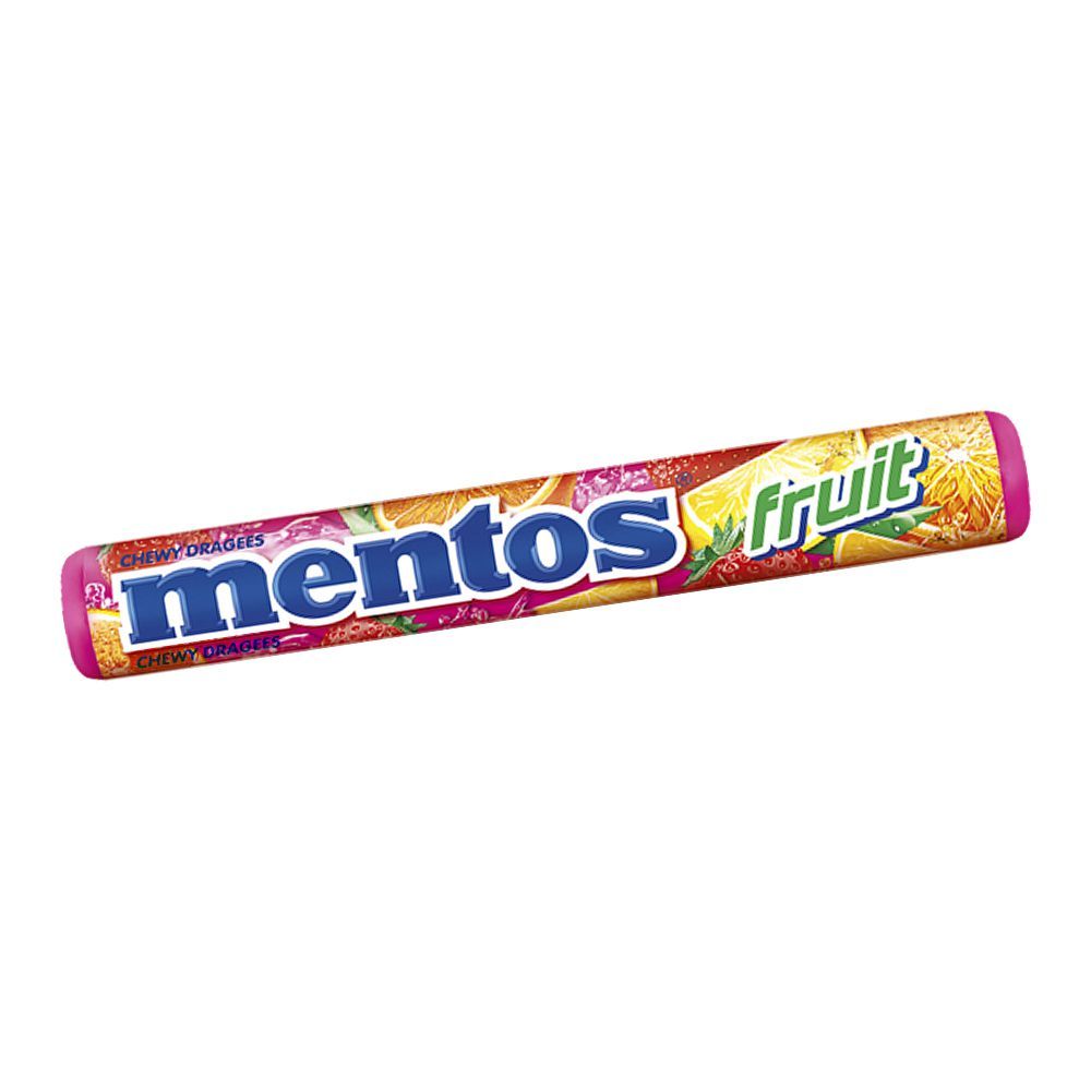 MENTOS CHEWY DRAGEES FRUIT ROLL