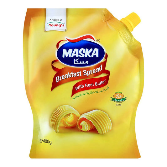 YOUNG'S MASKA BREAKFAST WITH REAL BUTTER SPREAD 400G