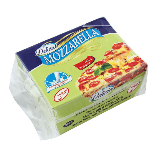 DELIZIA MOZZARELLA CHEESE FOR PIZZA 200G