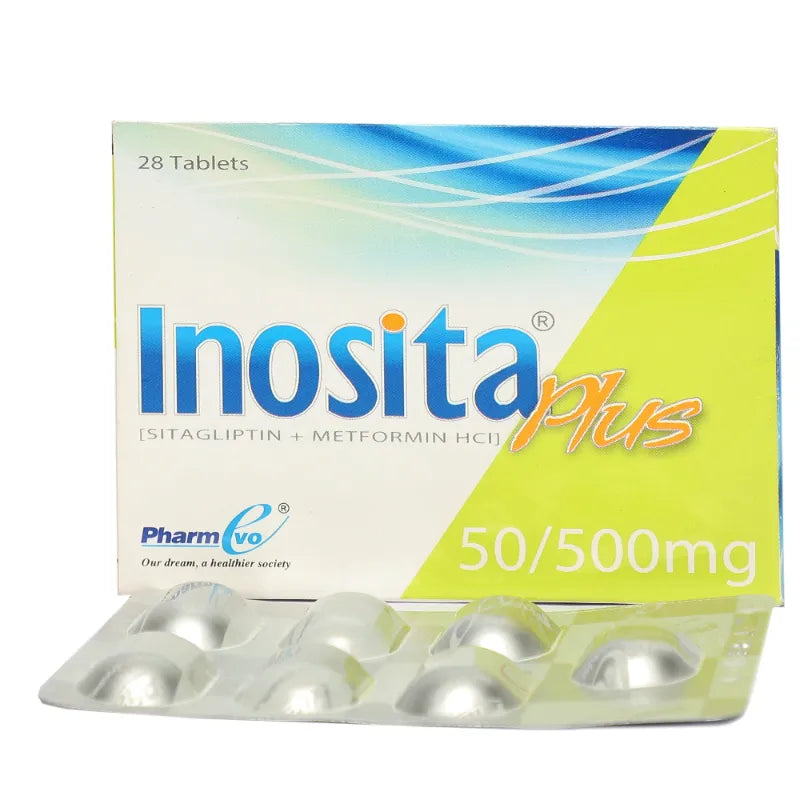 INOSITA PLUS TABLET 50/500MG 4X7S