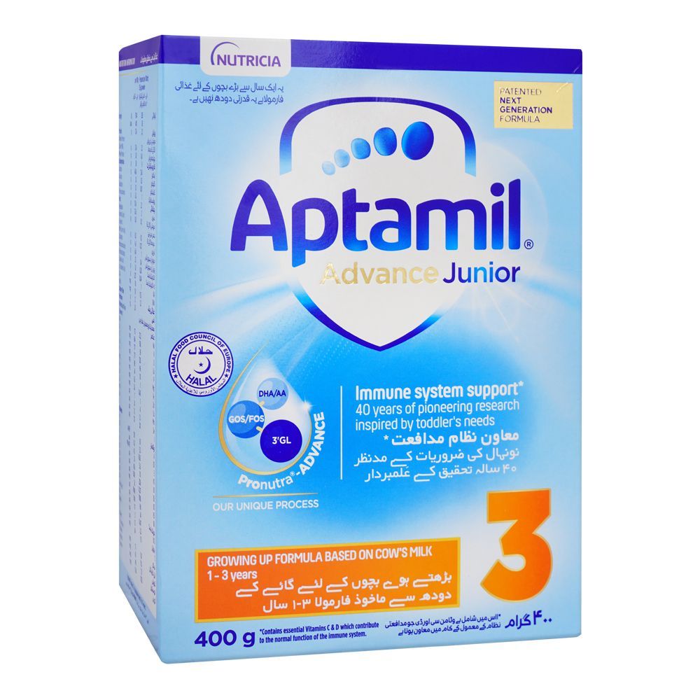 APTAMIL ADVANCE MILK 3 400 GM SOFT PACK
