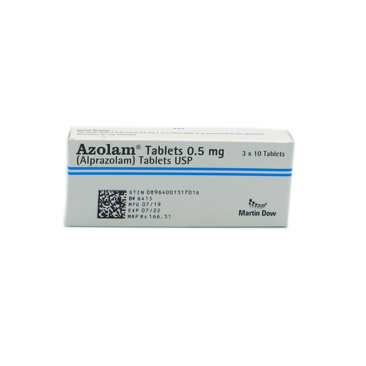 AZOLAM TABLET 0.5 MG 3X10S