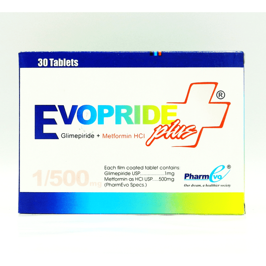 EVOPRIDE PLUS TABLET 1/500 MG 3X10S