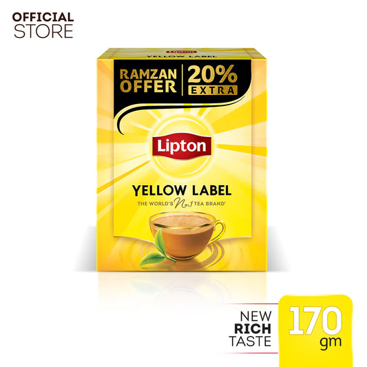 LIPTON TEA YELLOW LABEL 170G CP 20% EXTRA