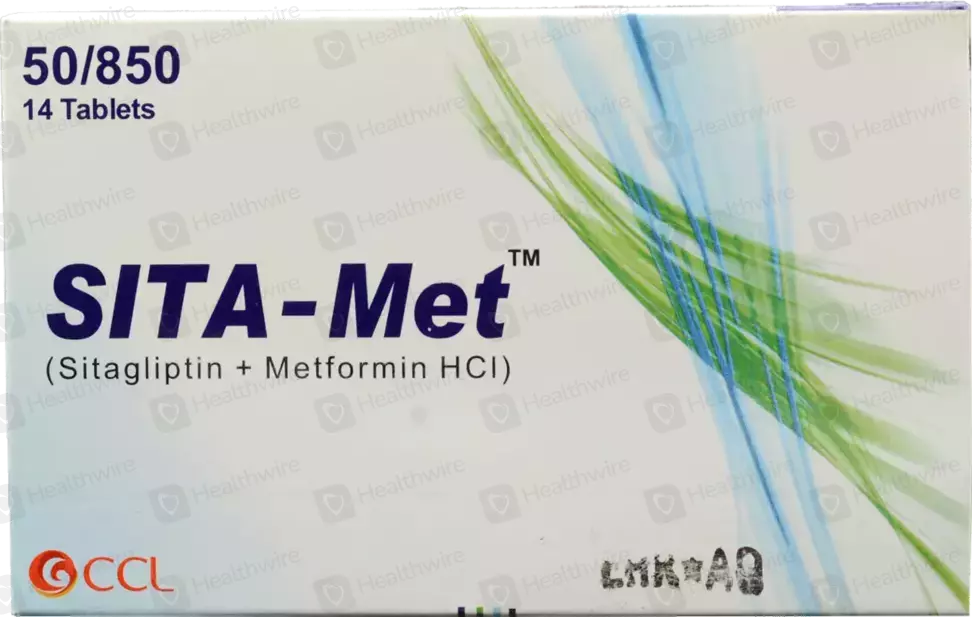 SITA-MET 50/850 TABLET 2X7'S