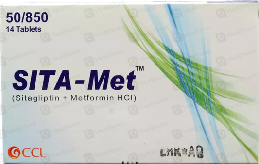 SITA-MET 50/850 TABLET 2X7'S