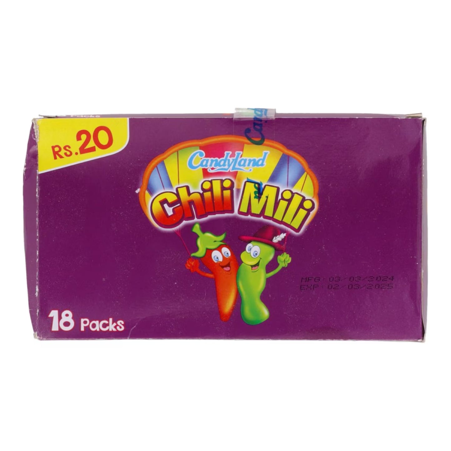 CANDYLAND JELLY CHILI MILI (RS 20) 18pcs