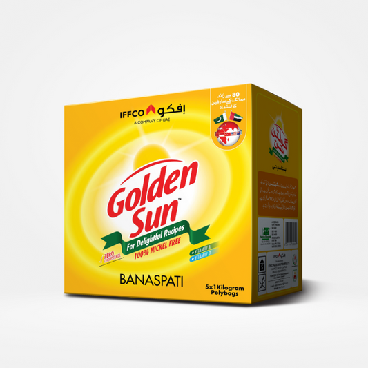 GOLDEN SUN BANAPATI GHEE POLY BAG 1KG X 5KG
