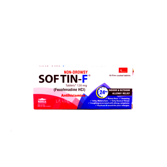 SOFTIN-F 120MG TABLET 10S