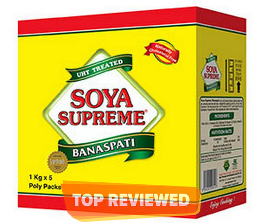 SOYA SUPREME BANASPATI GHEE POLY BAG 1KG X5