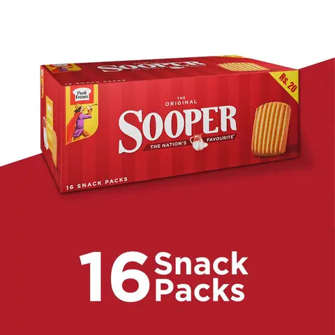 PEAK FREANS SOOPER CHOCOLATE BISCUITS 1X16