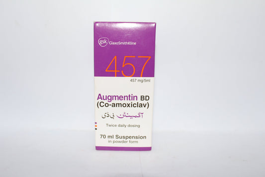 AUGMENTIN BD SUSPENSION 457M 70ML 1S