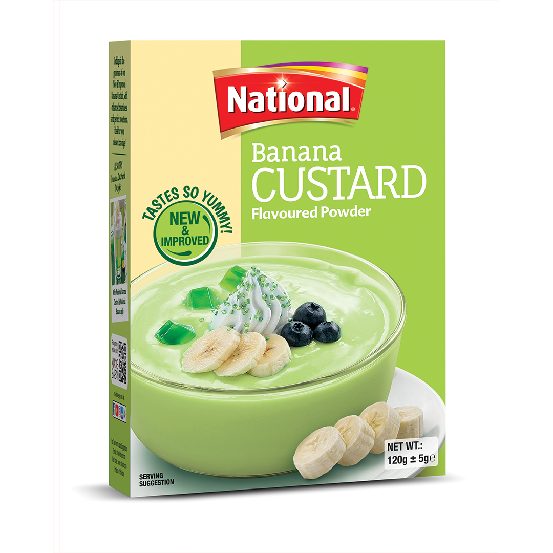 NATIONAL BANANA CUSTARD POWDER 80 GM