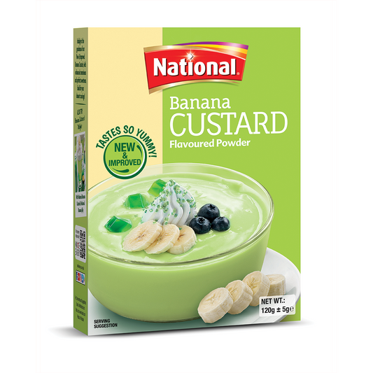 NATIONAL BANANA CUSTARD POWDER 80 GM