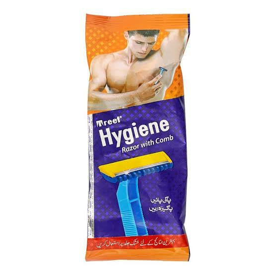 TREET HYGEINE RAZOR WITH COMB– 1Pcs