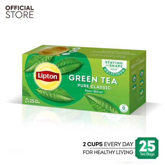 LIPTON GREEN TEA PURE CLASSIC 25Pcs