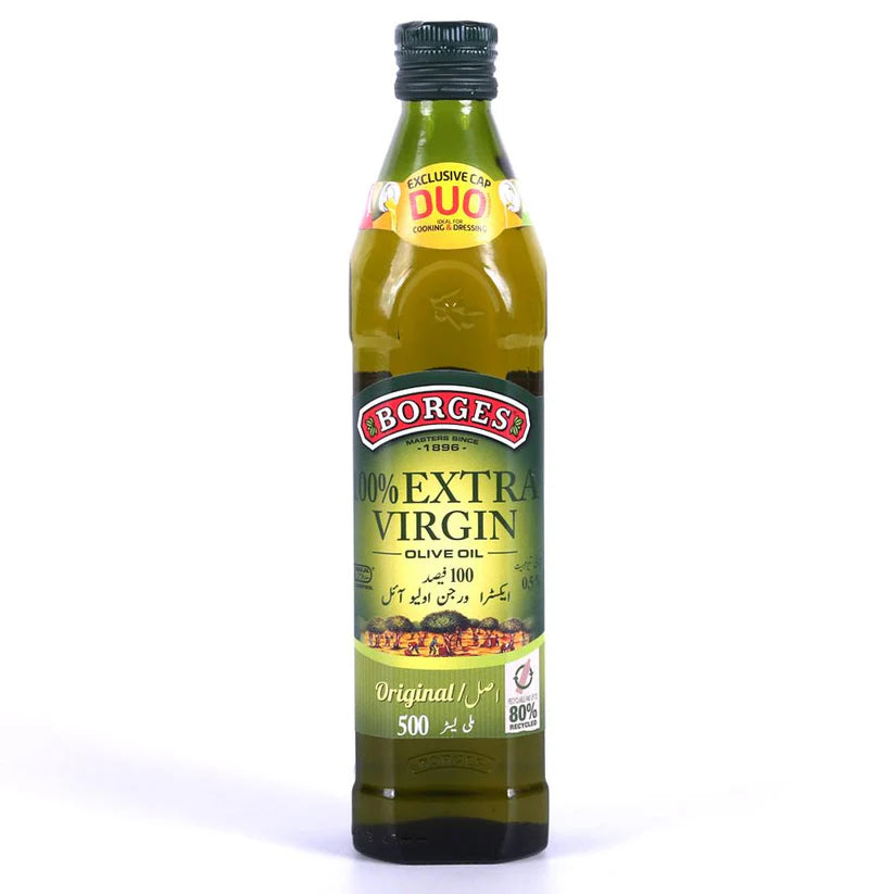 BORGES EXTRA VIRGIN OLIVE OIL BOTTLE 500 ML