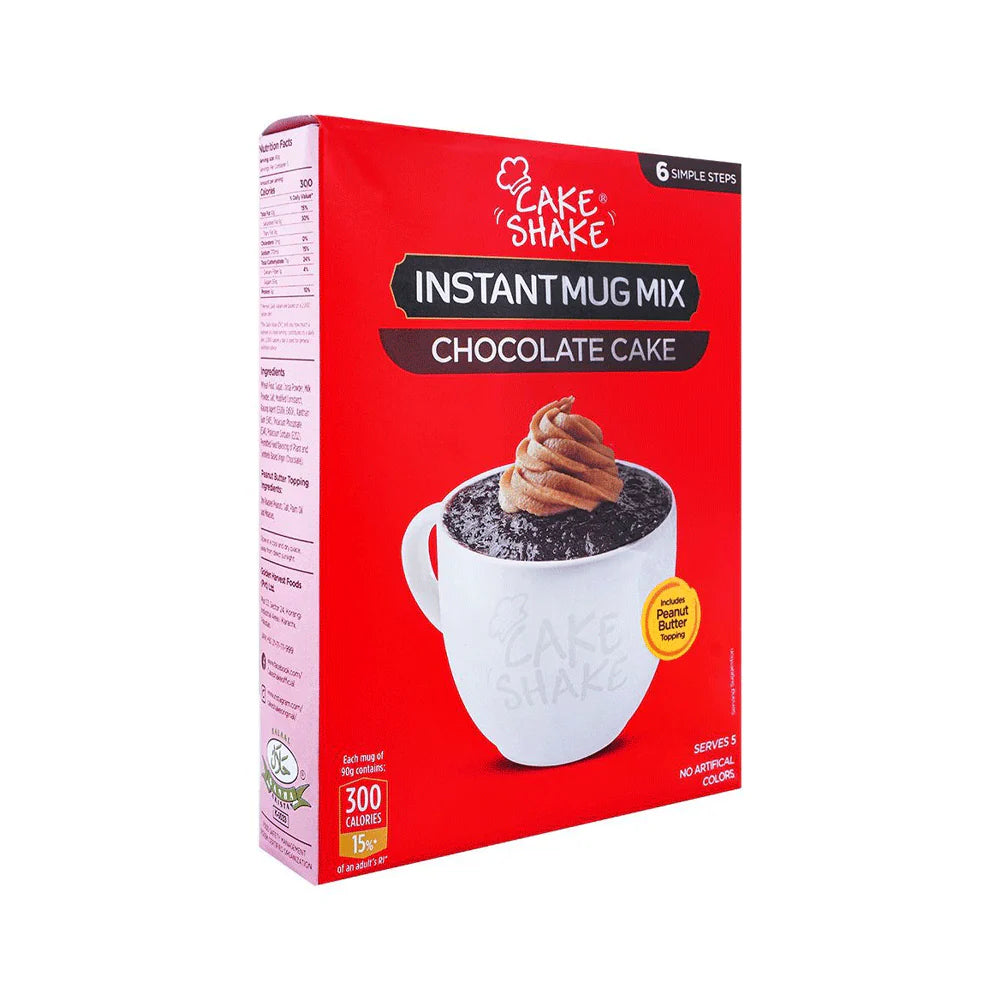 CAKE SHAKE CAKE INSTANT MUG MIX CHOCOLATE CAKE 450G