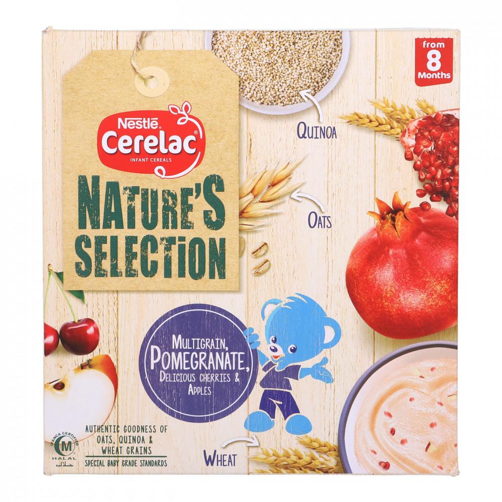 NESTLE CERELAC MULTIGRAIN POMEGRANATE CHERRIES APPLES 175 GM FROM 1 YEAR